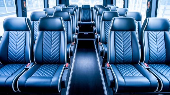 springfield 15 passenger minibus inside