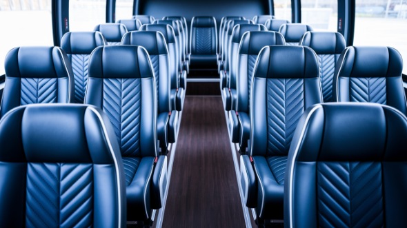 springfield 18 passenger minibus inside