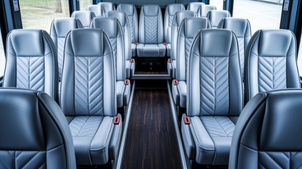 springfield 28 passenger minibus inside