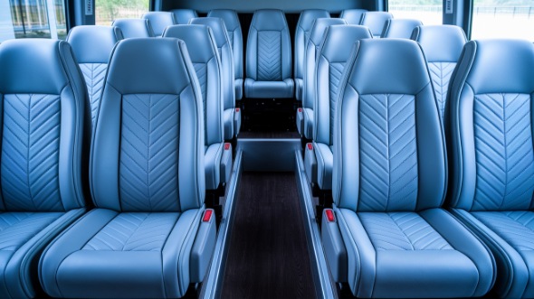 springfield 35 passenger minibus inside
