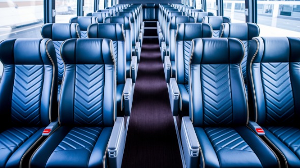 springfield 54 passenger charter bus inside