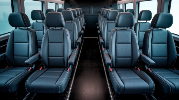 springfield sprinter van with driver inside